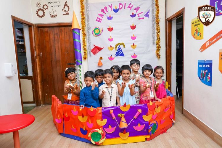 Diwali Festival Celebration November 2023 - Aachi Global School, Chennai