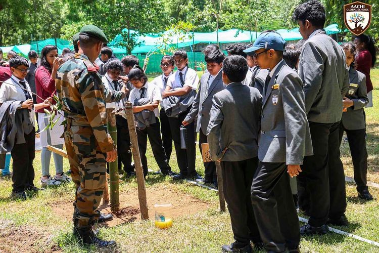 Educational Trip Army Camp - Aachi Global School, Chennai