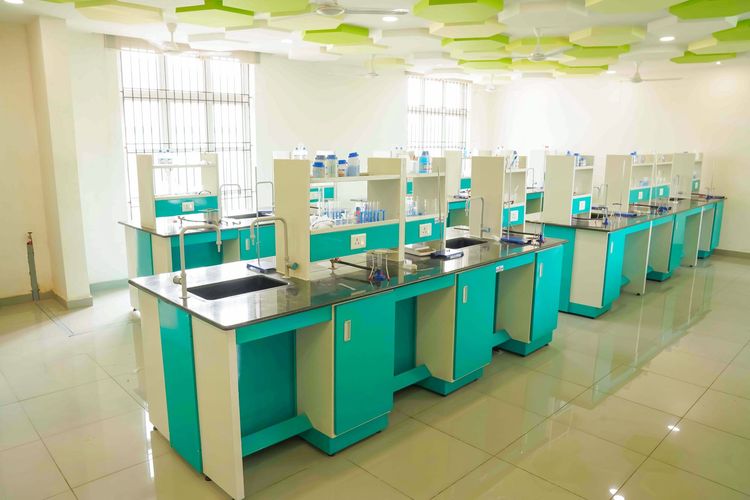 Chemistry Lab - Aachi Global School facility