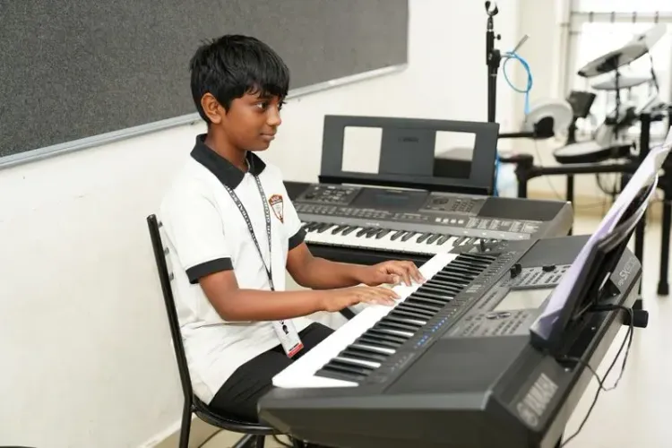 Music Lab - Aachi Global School facility