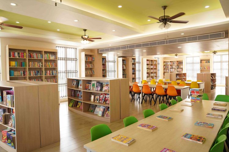 Hi-Tech Library - Aachi Global School facility