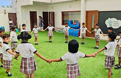 Glimpse of Grade 1 classroom