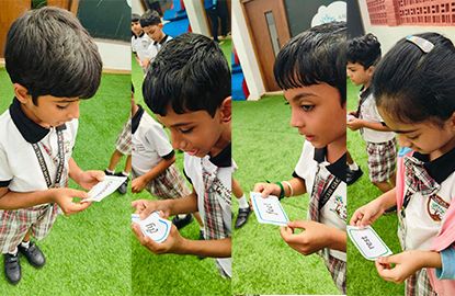 Glimpse of Grade 1 classroom